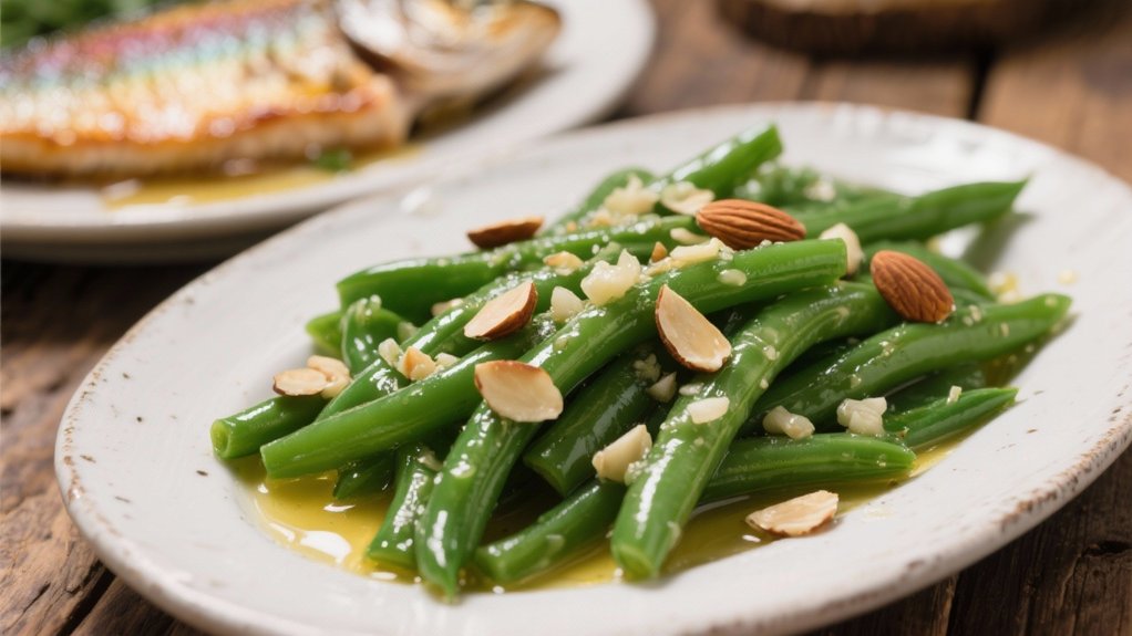 garlic butter enhances green beans