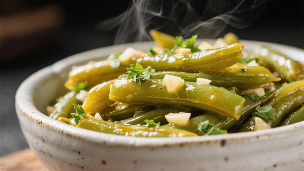 garlic butter green beans delight