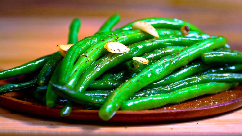 garlic butter green beans perfection
