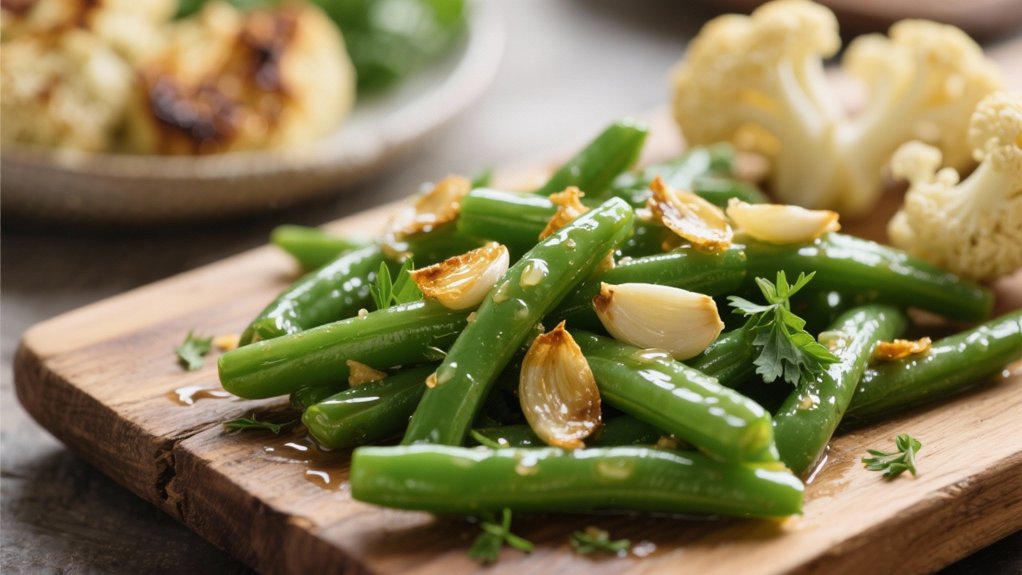 garlic butter green beans recipe