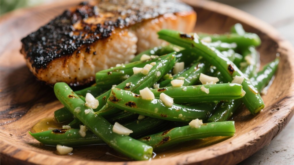 garlic butter green beans recipe