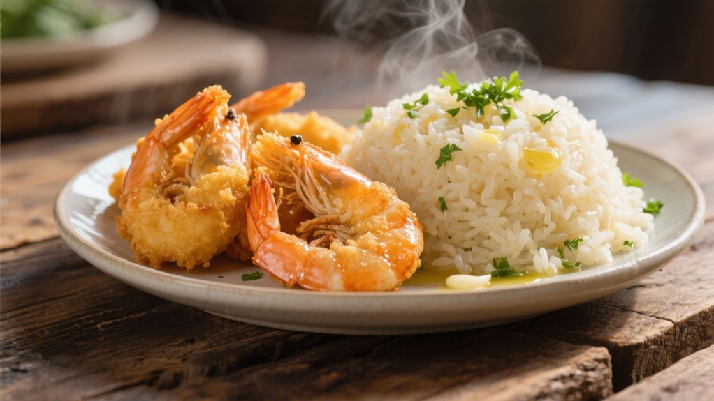 garlic butter infused rice