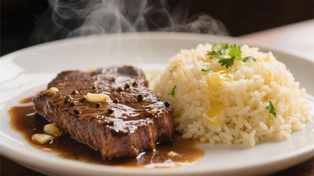 garlic butter rice perfection