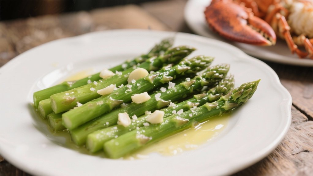 garlic butter roasted asparagus