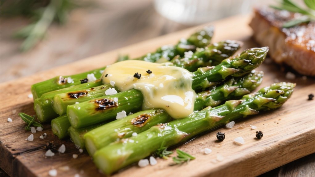 garlic butter saut ed asparagus