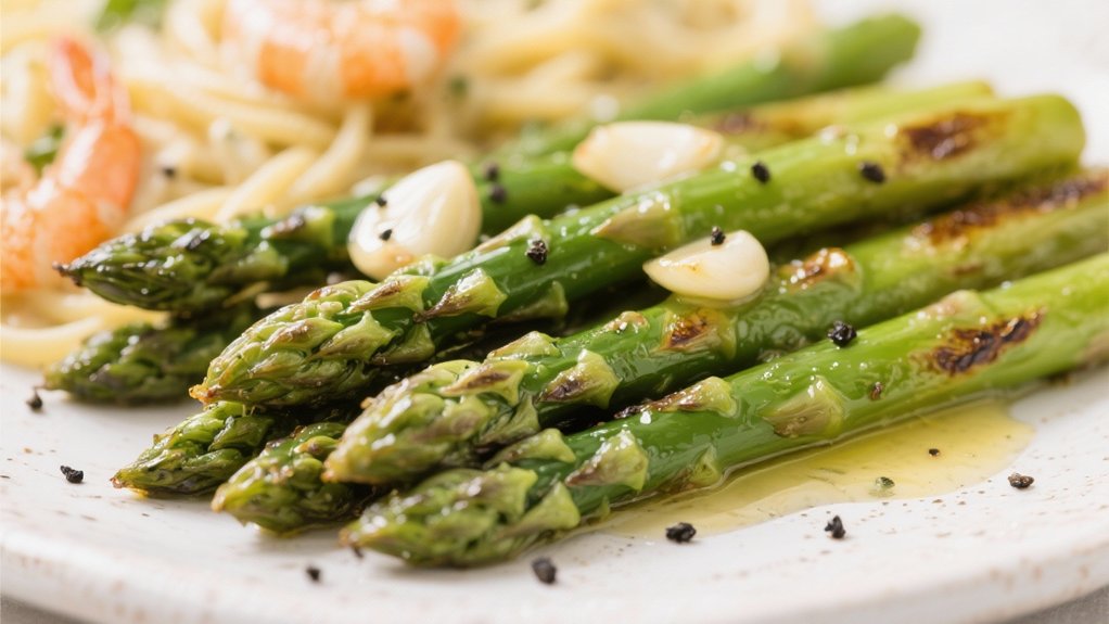 garlic butter saut ed asparagus