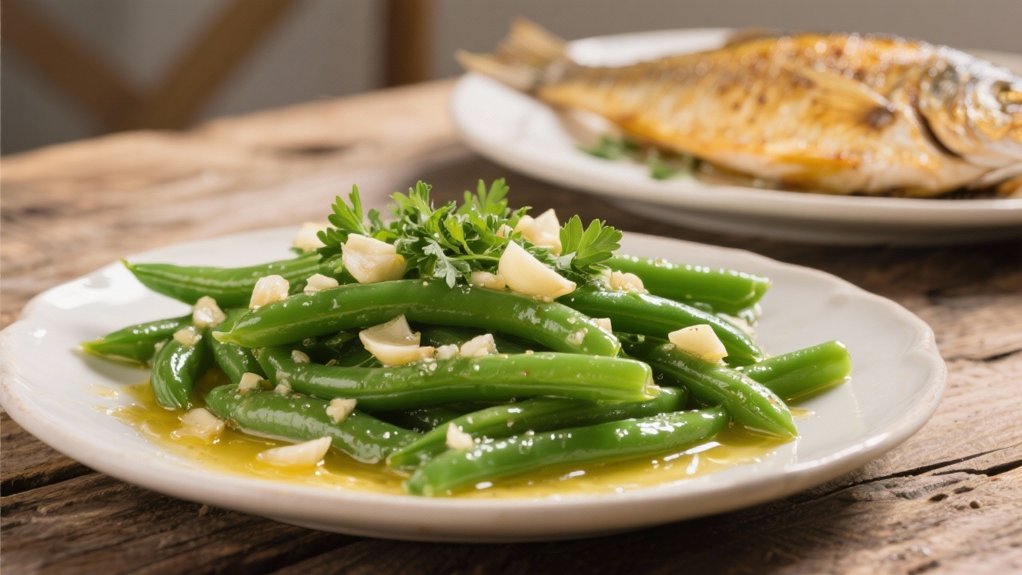 garlic butter saut ed green beans