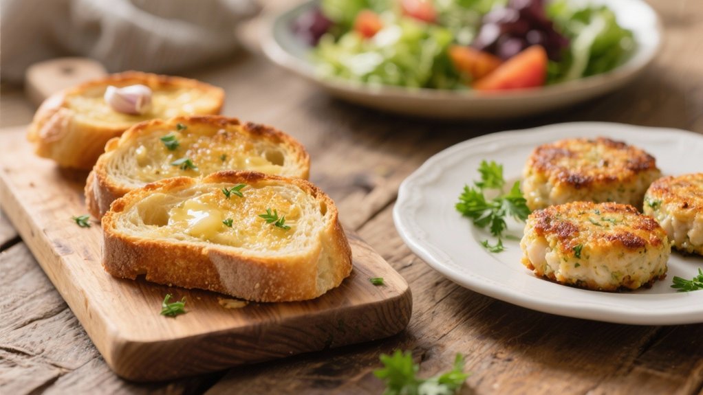 garlic butter toasted baguette