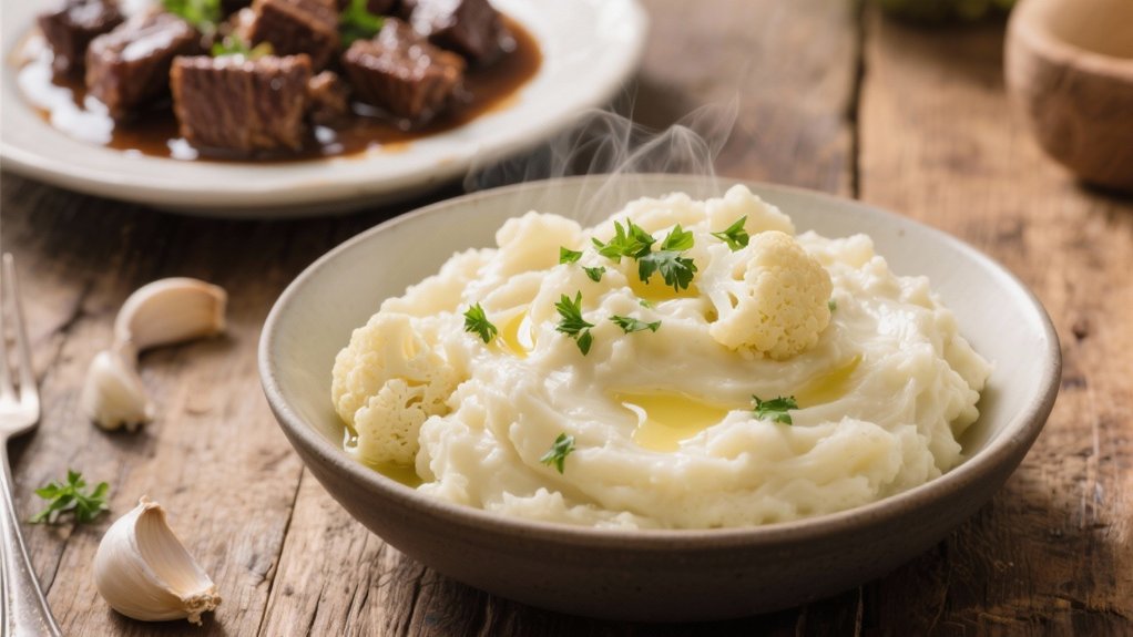 garlic cauliflower mashed perfection