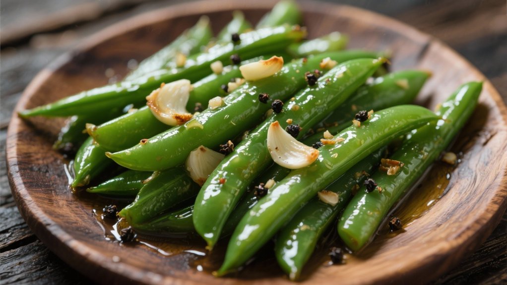 garlic green beans side dish