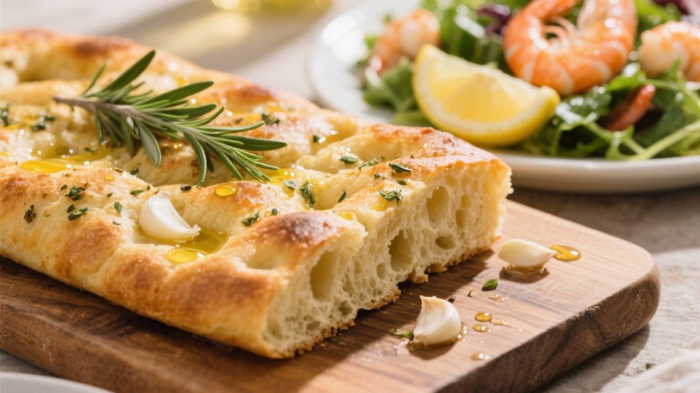 garlic herb focaccia delight