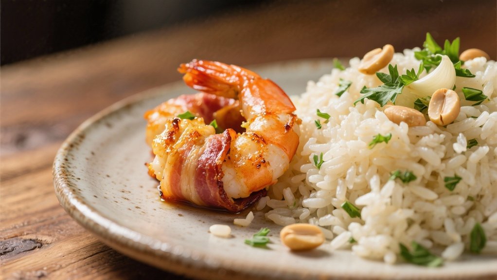 garlic herb rice pilaf