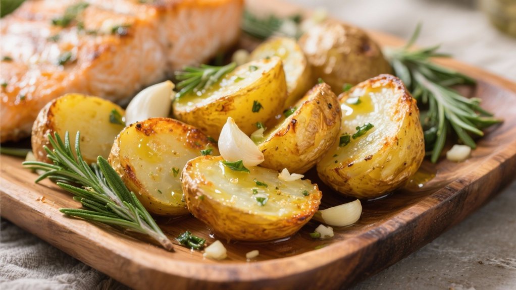 garlic herb roasted potato perfection