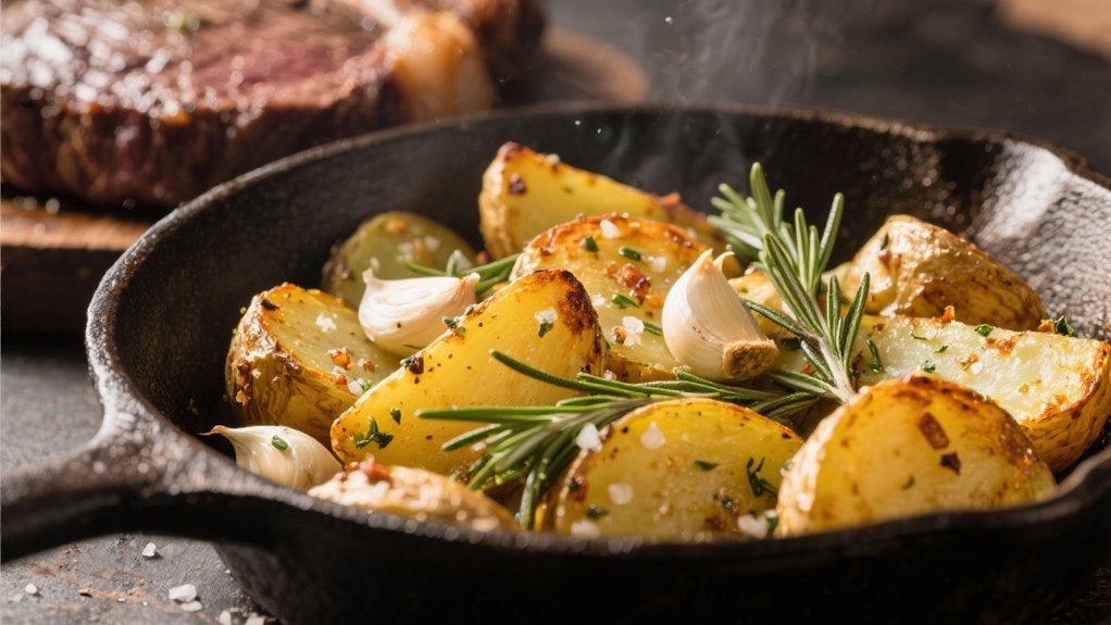 garlic herb roasted potatoes