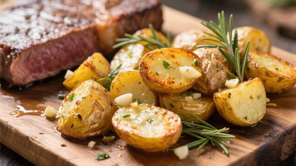 garlic herb roasted potatoes