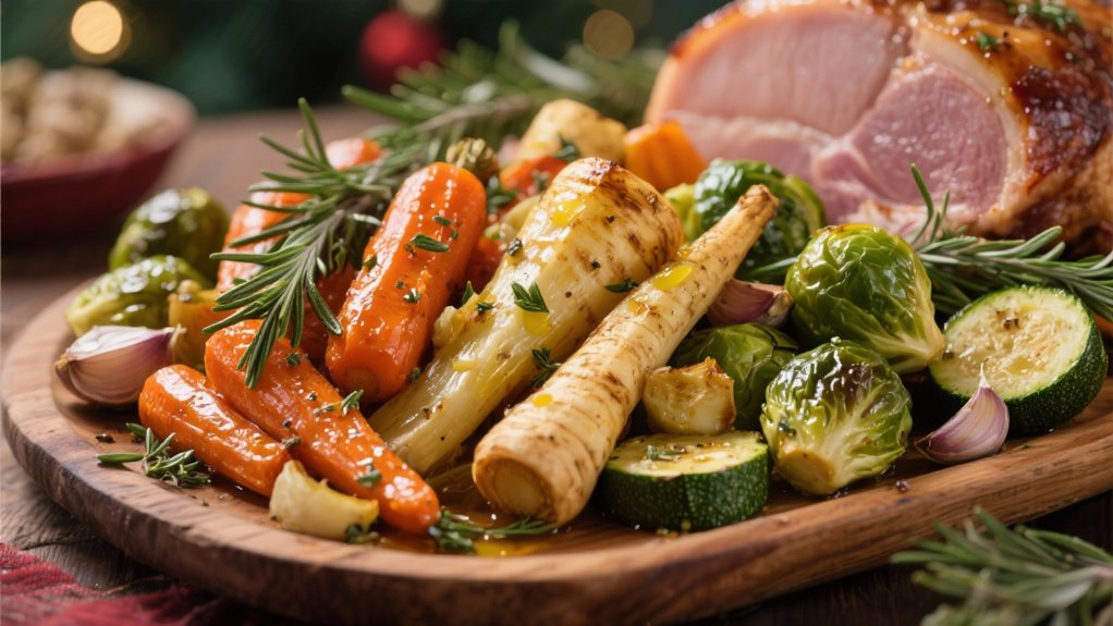 garlic herb roasted vegetables