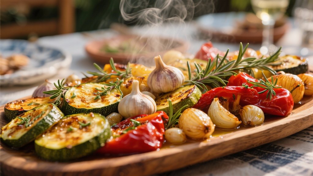 garlic herb roasted vegetables