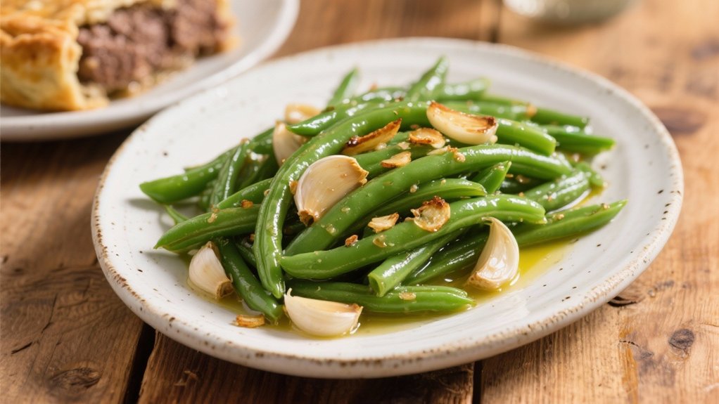 garlic infused green bean delight