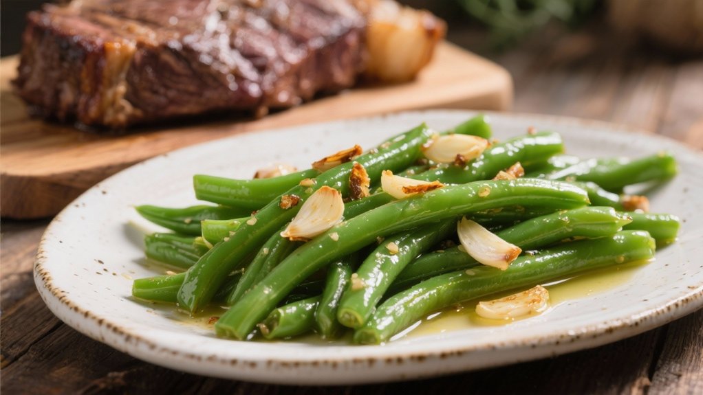 garlic infused green bean side