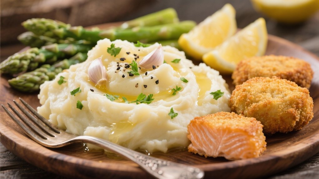 garlic mashed potatoes comfort