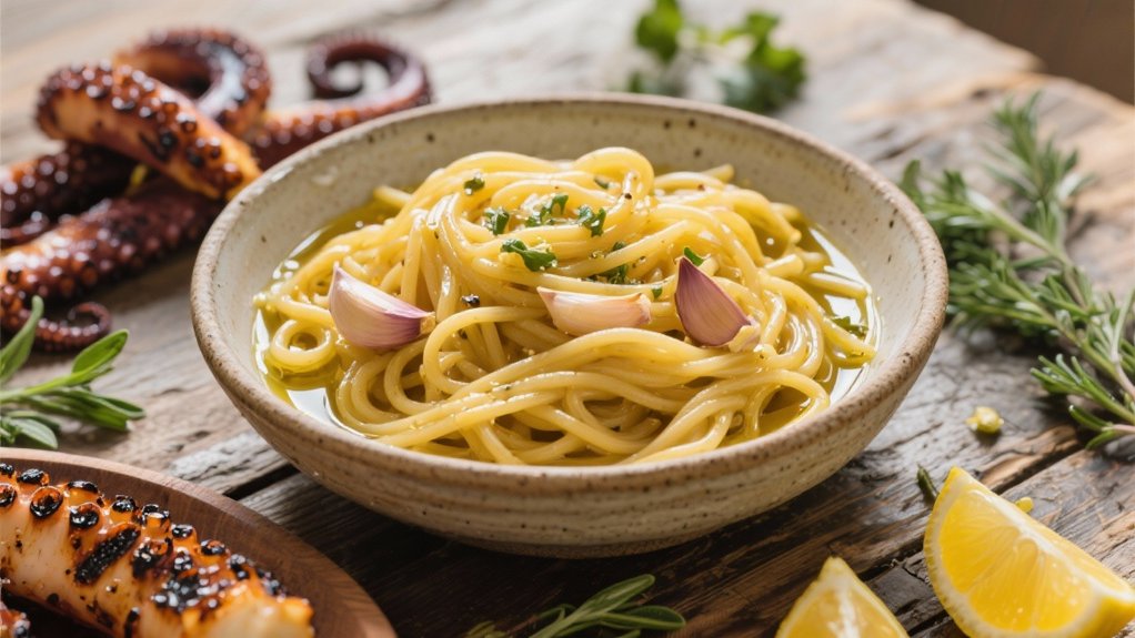 garlic oil pasta perfection