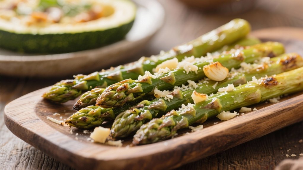 garlic parmesan asparagus perfection