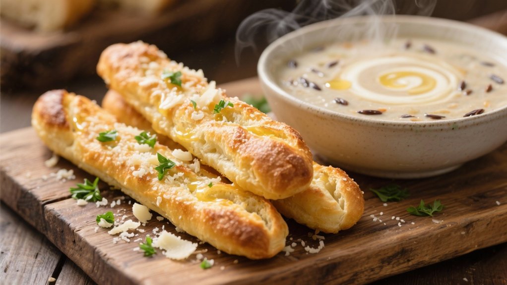 garlic parmesan breadsticks delight