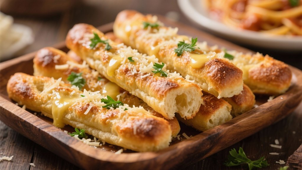 garlic parmesan breadsticks recipe