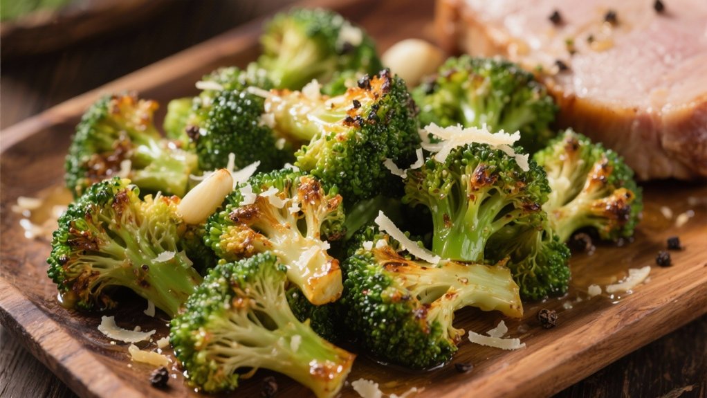 garlic parmesan broccoli delight