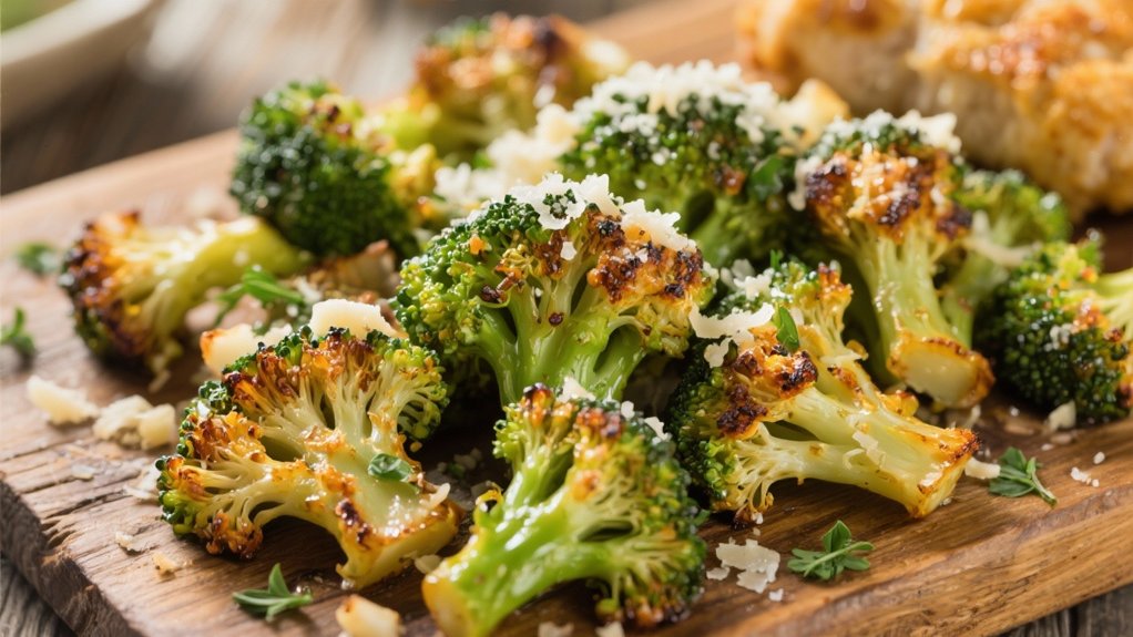 garlic parmesan broccoli delight