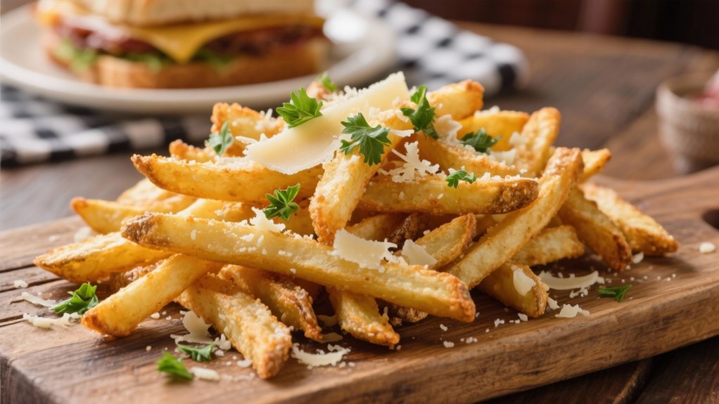 garlic parmesan french fries
