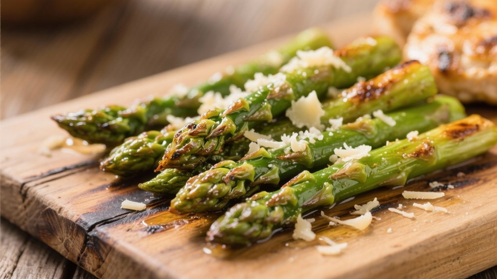 garlic parmesan roasted asparagus delight