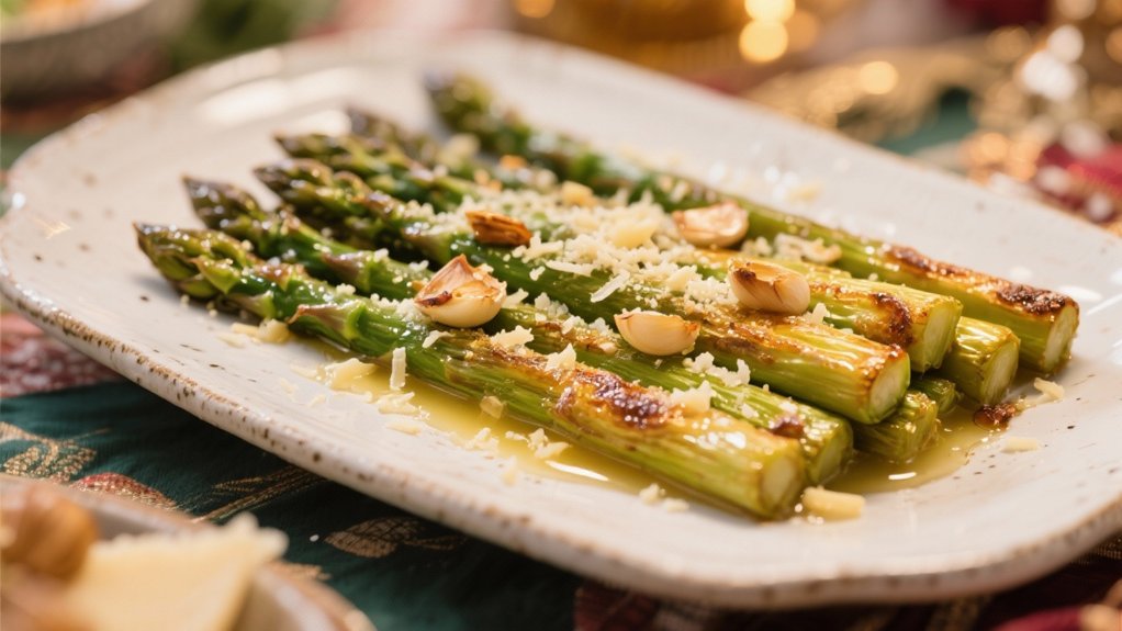 garlic parmesan roasted asparagus delight