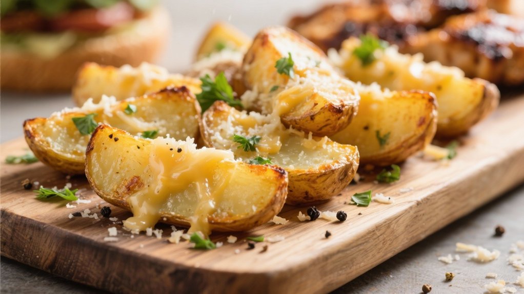 garlic parmesan roasted potatoes