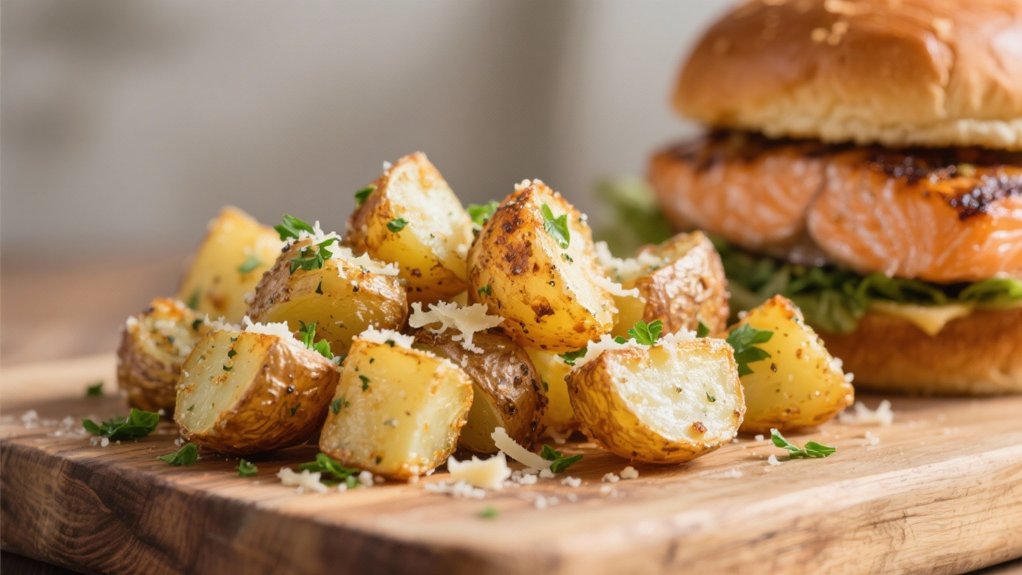 garlic parmesan roasted potatoes