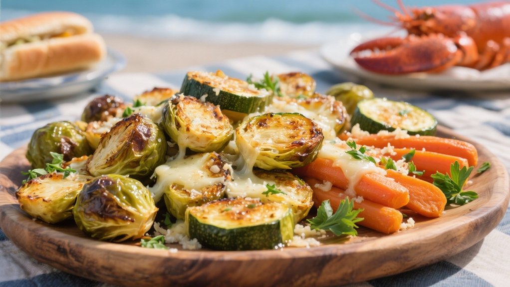 garlic parmesan roasted vegetables