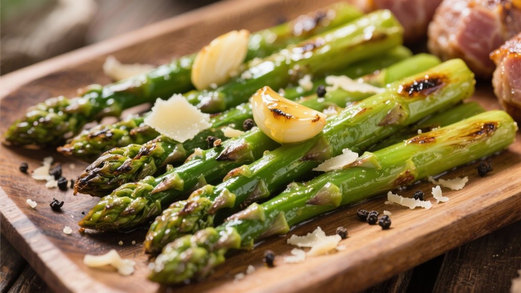 garlic roasted asparagus delight