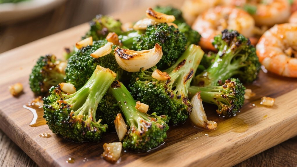 garlic roasted broccoli enhances