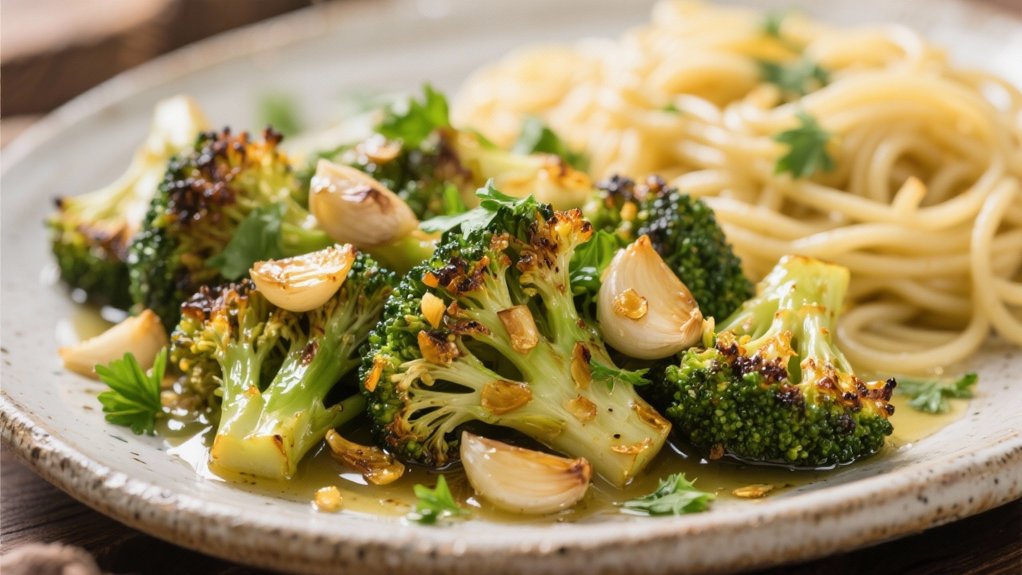 garlic roasted broccoli recipe