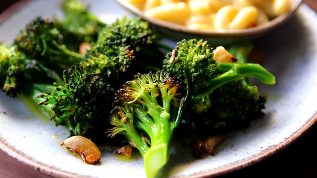 garlic roasted broccoli side dish