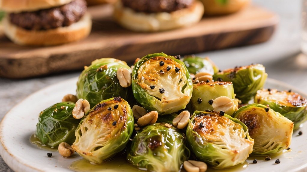 garlic roasted brussels sprouts