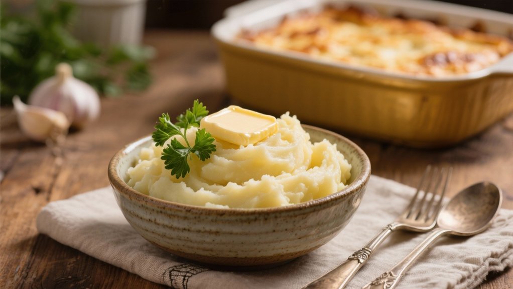 garlic roasted creamy potatoes
