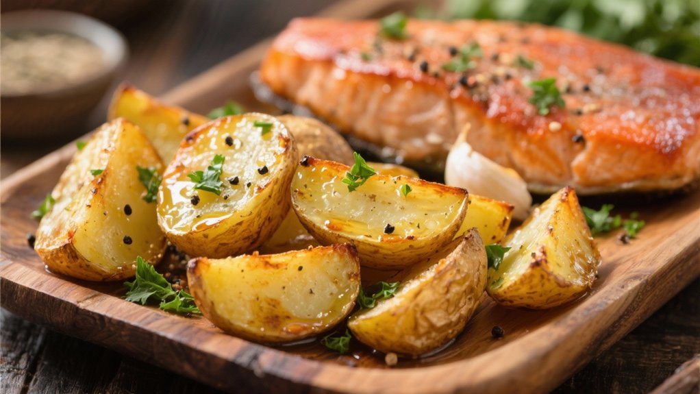 garlic roasted potato variations