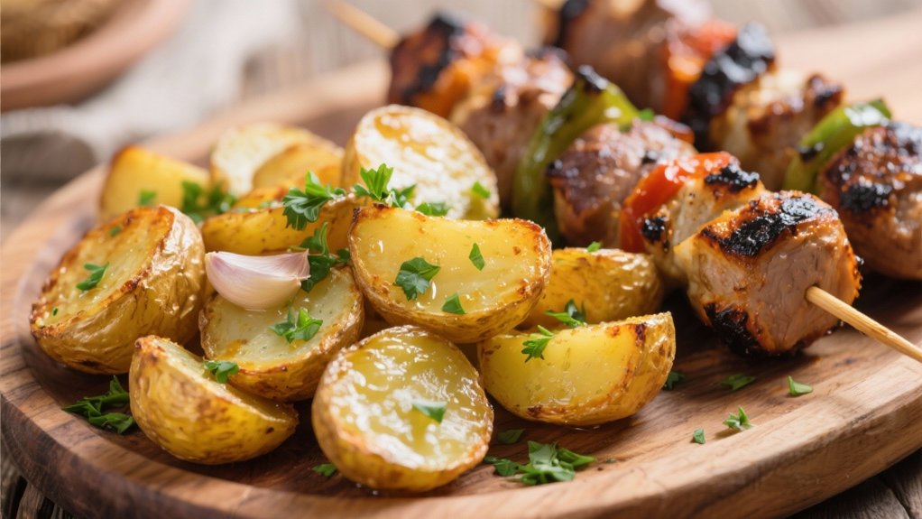garlic roasted potatoes delight