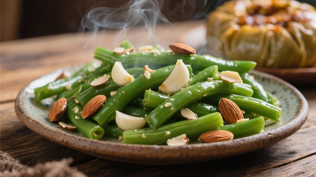 garlic saut ed green beans