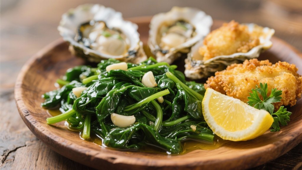 garlic saut ed spinach side