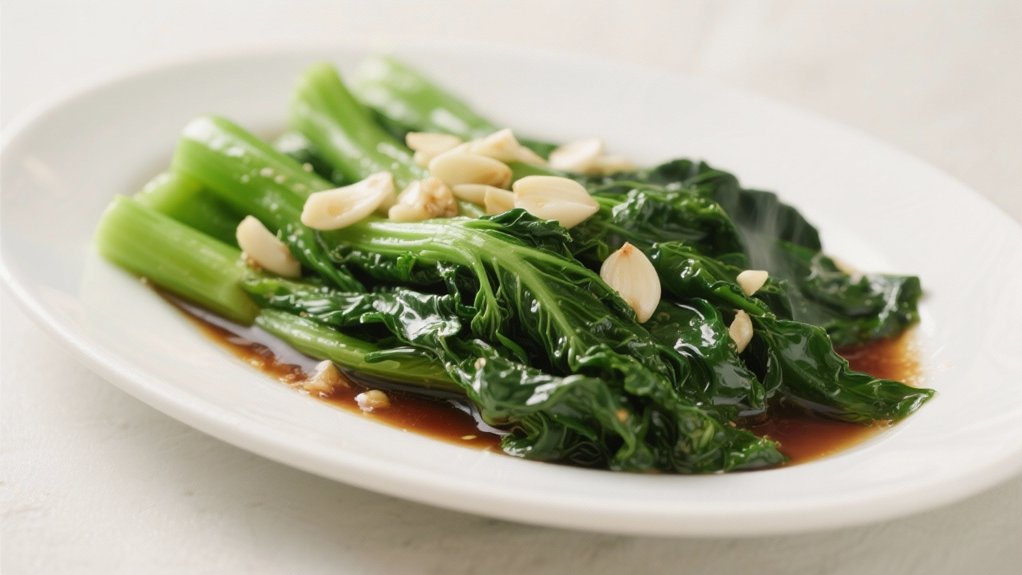 garlic stir fried chinese broccoli