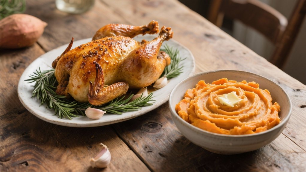 garlic sweet potato perfection