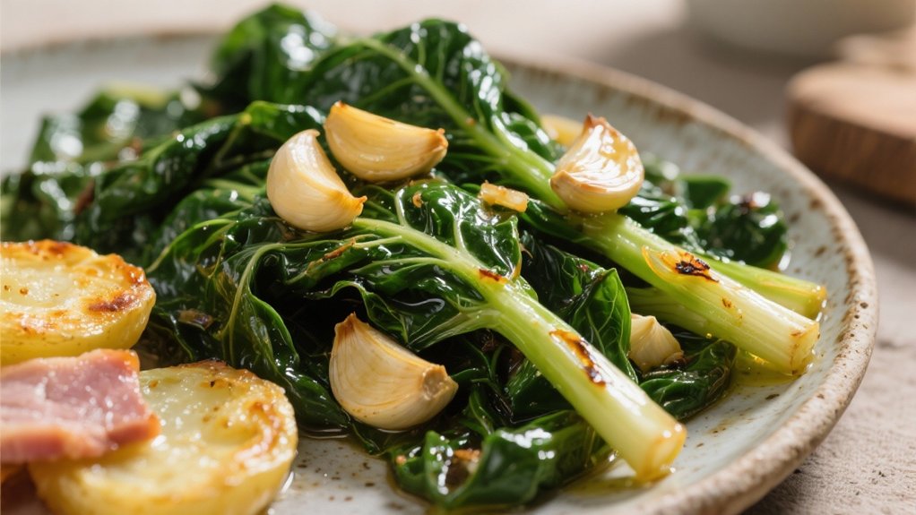 garlic swiss chard side dish