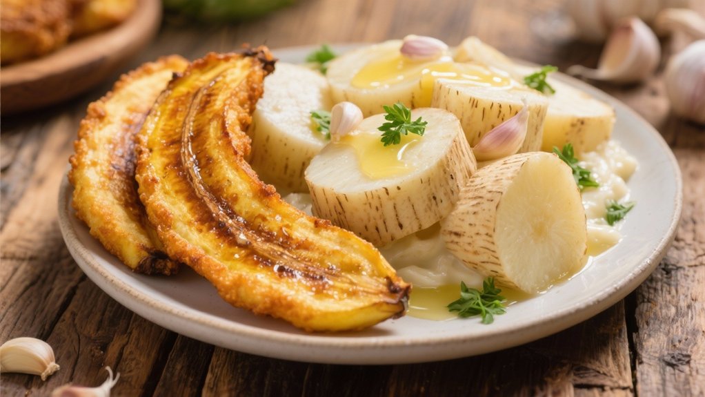 garlic yuca preparation steps